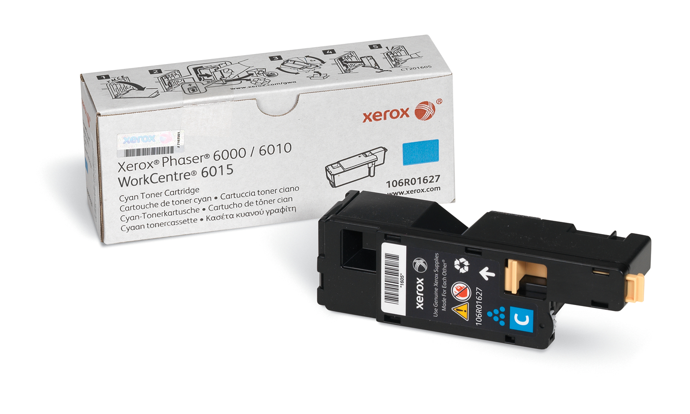 XER106R01627 Br Phaser 6000 - 1-Sd Yld Cyan Toner