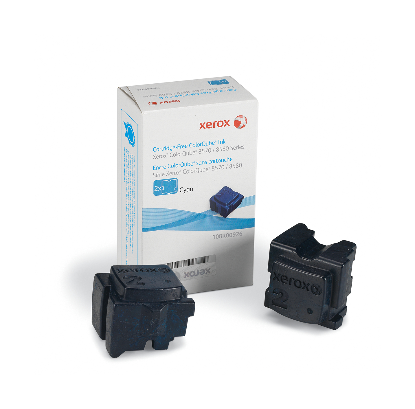 Xerox ColorQube 8570 Cyan 2 Ink-Sticks Solid-Ink