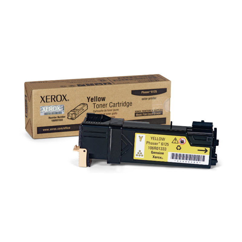 XER106R01333 Toner Cartridge- 1000 Page Yield- Yellow