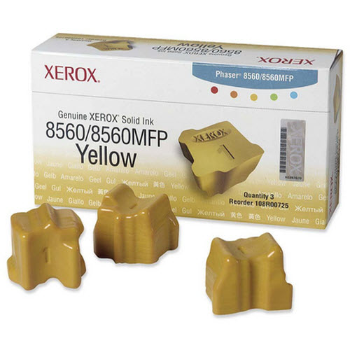 Yellow Ink Cartridge For Phaser 8560MFP Printer Yellow 108R00725
