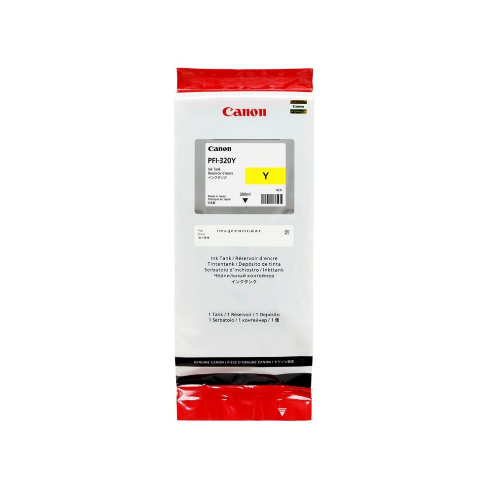 PFI-320Y imagePROGRAF TM-200, TM-300, TM-305, TM-355 Yellow Pigment Ink Tank 300ml