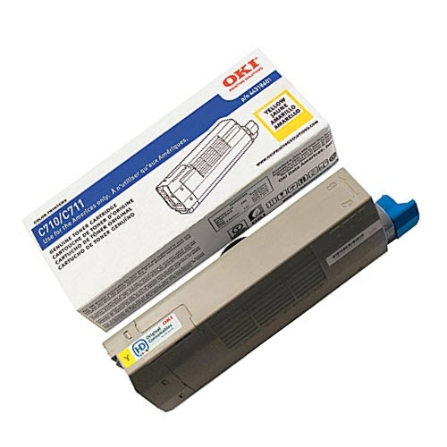Oki Data Americas- Inc. OKI44318601 Toner Cartridge- 11500 Page Yield- Yellow