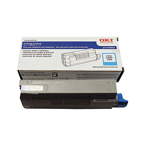 Oki Data Americas- Inc. OKI44318603 Toner Cartridge- 11500 Page Yield- Cyan