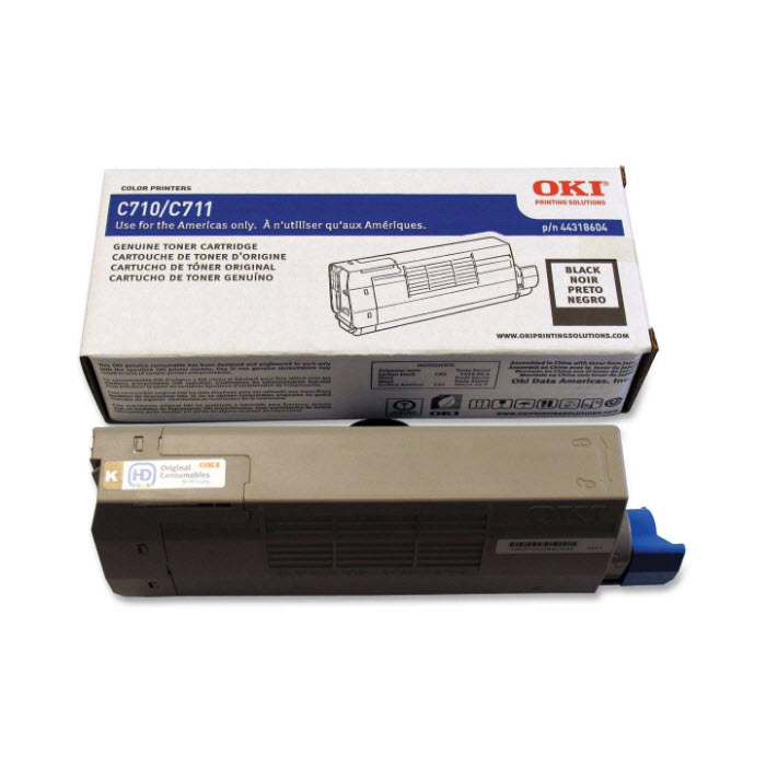 Oki Data Americas- Inc. OKI44318604 Toner Cartridge- 11000 Page Yield- Black