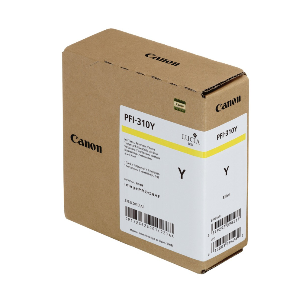 Canon PFI-310 Yellow Standard Yield Ink Cartridge (2362C001) | Quill
