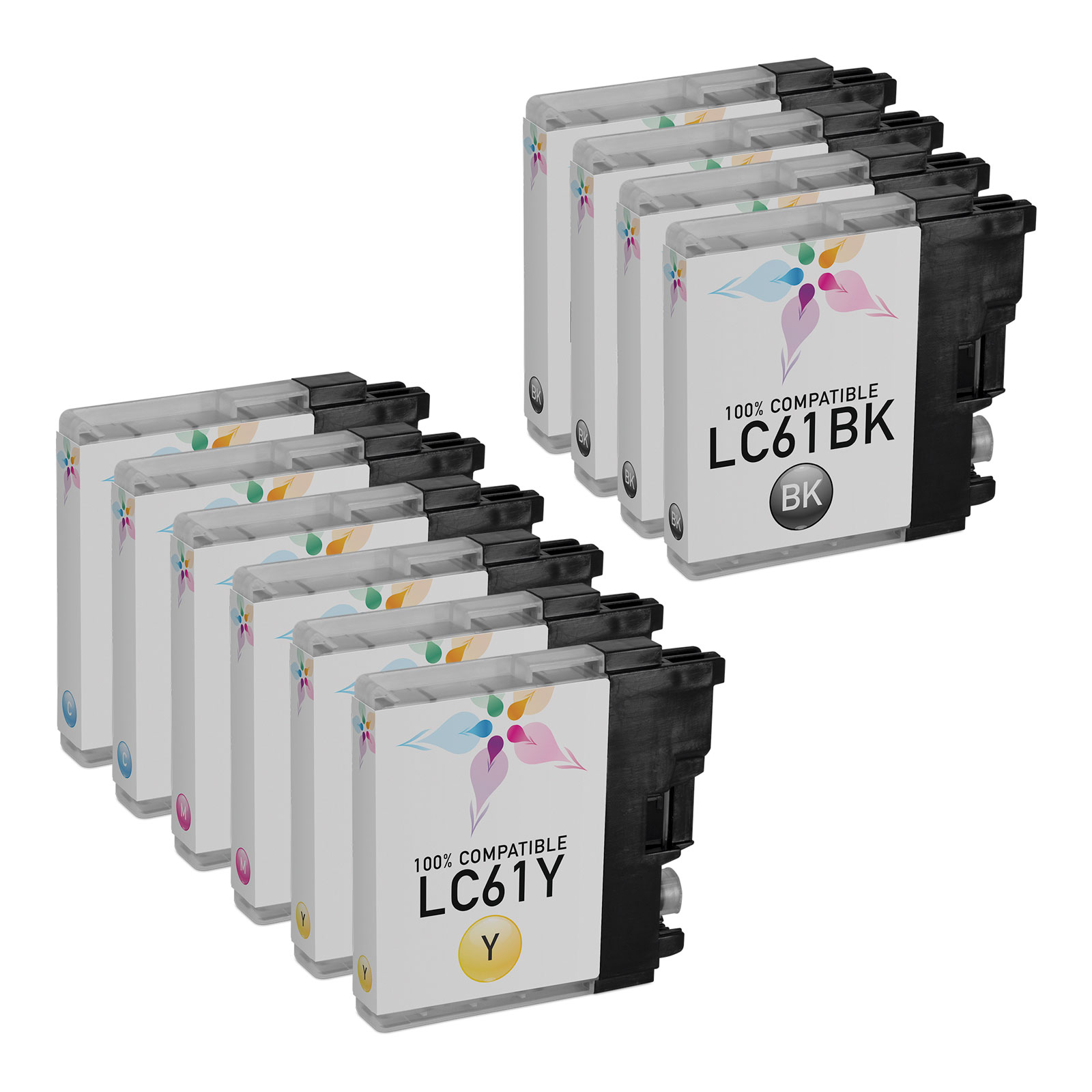 Brother LC61P10 Ink