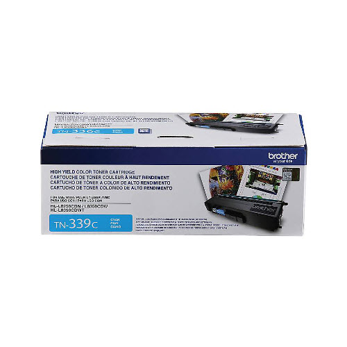 Brother TN339C Super High Yield Toner, Cyan