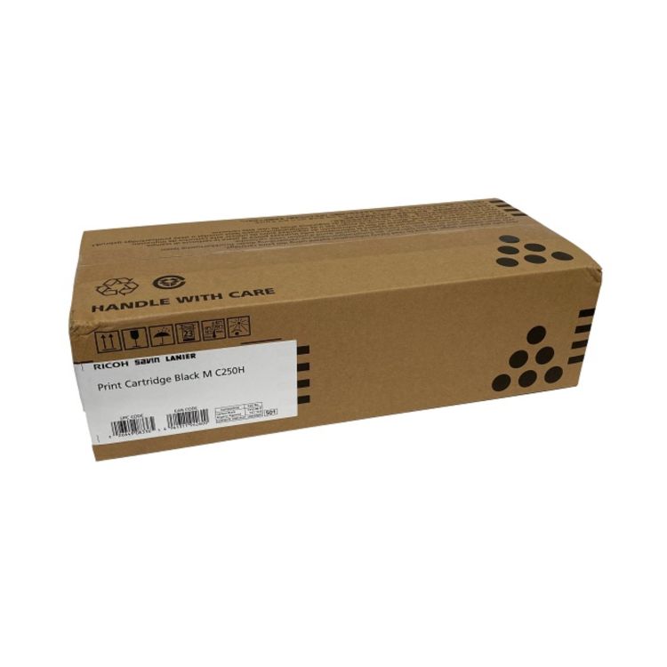 Ricoh 408336 M C250H Original Print Cartridge, Black