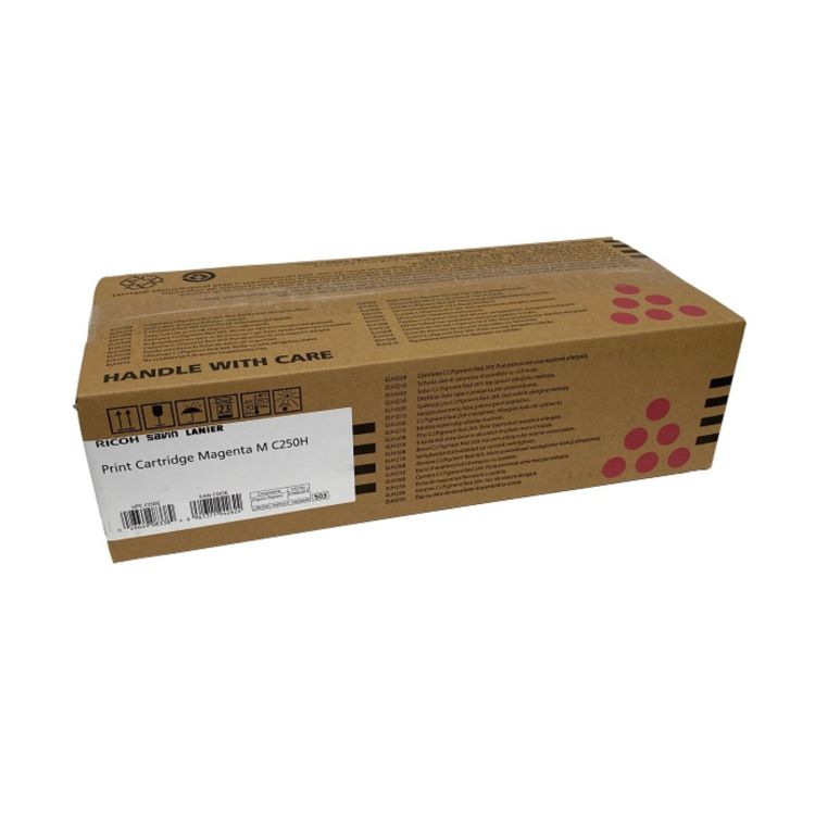 Ricoh 408338 M C250 Original Print Cartridge, Magenta