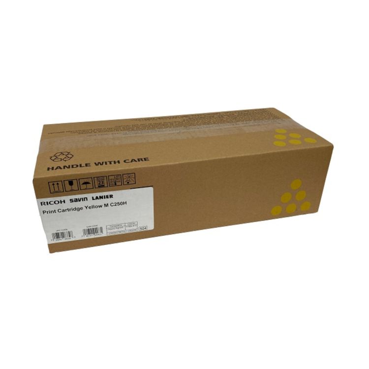 Ricoh 408339 M C250H Original Print Cartridge, Yellow