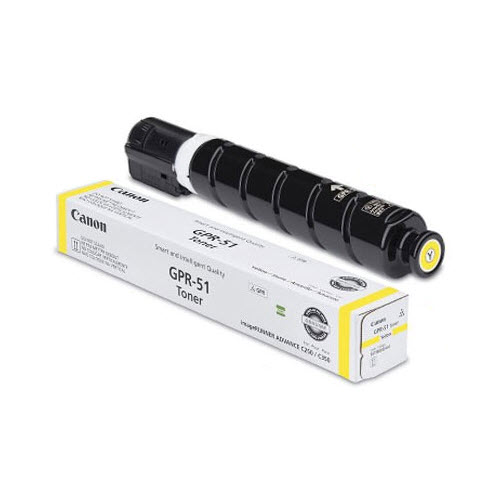 Canon GPR-51 8519B003 ImageRunner Advance C250 C255 C256 C350 C355 C356 Toner Cartridge (Yellow) in Retail Packaging