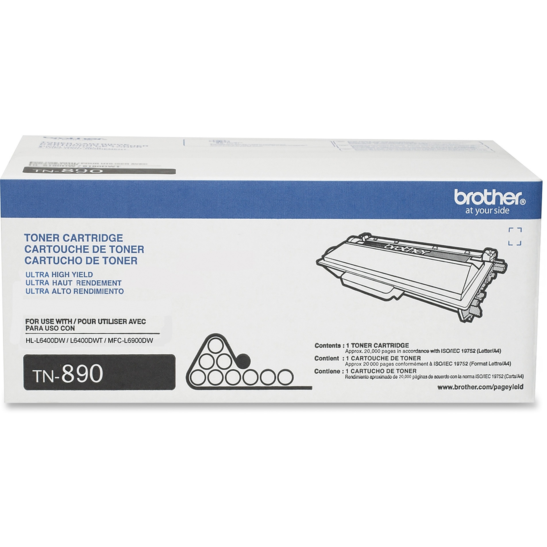 BRTTN890 HL-L6400DW Ultra High Black Toner Cartridge
