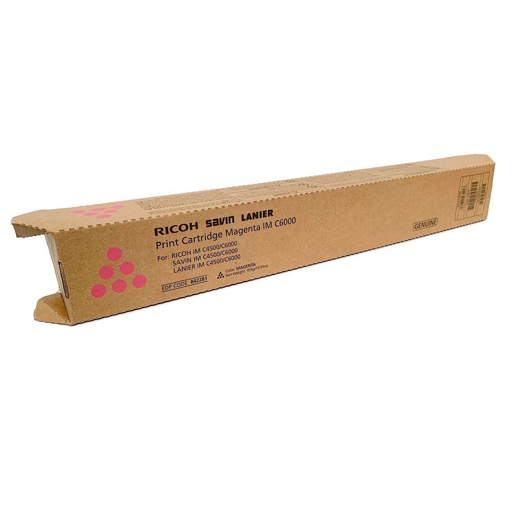 Ricoh 842281 Genuine OEM High Yield Magenta Toner Cartridge - 22.5K Page Yield