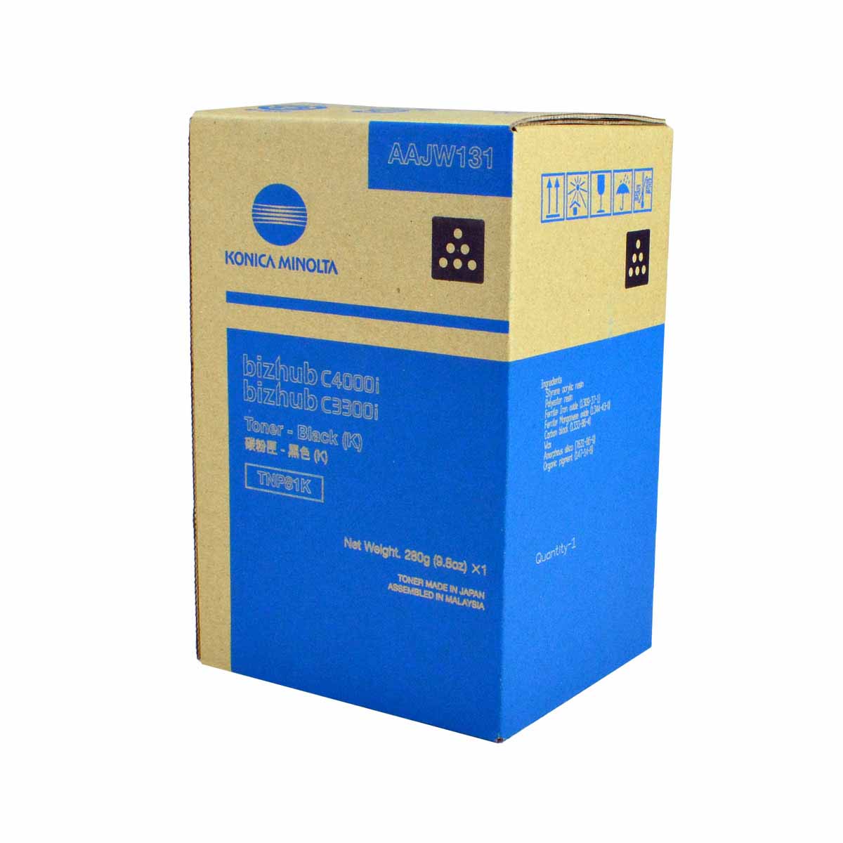 AAJW131 TNP81K Toner Cartridge for Use in Bizhub C3300I & C4000I ESTI, Black