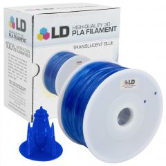 LD Translucent Blue 3D Printing Filament (PLA)