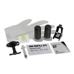 Refill Kit for HP 27 Black Ink