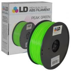 LD Peak Green 3D Printing Filament (ABS)