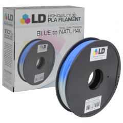 LD Blue to Natural 3D Printing Filament (PLA)