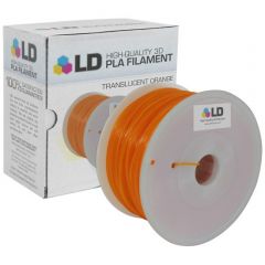 LD Translucent Orange 3D Printing Filament (PLA)