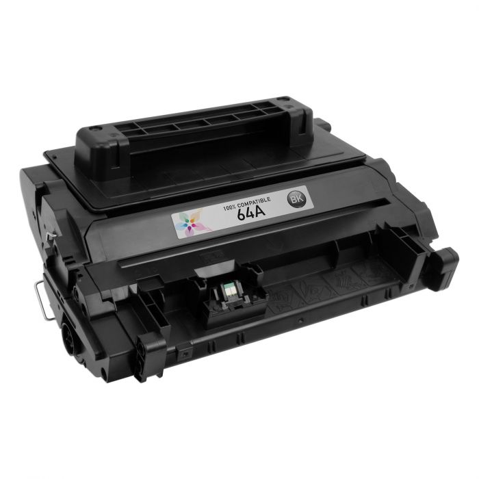 2 x Black Toner Cartridges Non-OEM Alternative For HP CC364A 64A 10,000 Pages