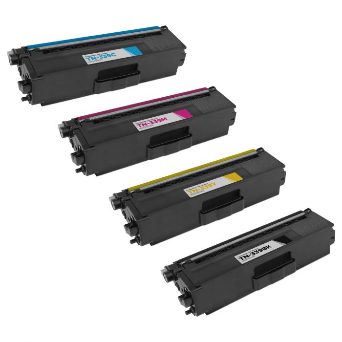 LD Compatible Toner Cartridge Replacement for Brother TN-339 Extra High Yield Cyan, Magenta, Yellow, 3-Pack