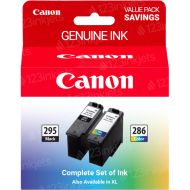 OEM Canon PG-295/CL-286 (7165C004)Standard Yield Value Pack Ink Cartridge