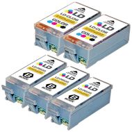 Inkjet Supplies for Canon Printers - Remanufactured Bulk Set of 5 Ink Cartridges - 3 Black Canon PGI-35 (1509B002) and 2 Color Canon CLI-36 (1511B002)