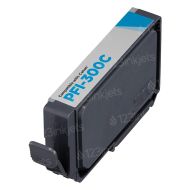Comp Canon PFI-300C Cyan Ink Cartridge 4194C002