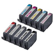 Comp Canon PFI-300 Ink Cartridge Set of 10