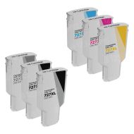 Bulk Set of 6 LD Remanufactured High Yield Replacement Ink Cartridges for HP 727 (300ml)