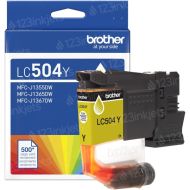 Brother Genuine LC504Y Standard Yield Yellow Ink Cartridge