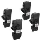 Compatible Kyocera TK-5242 Set of 4 Toners: Bk, C, M, Y