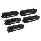 Compatible Kyocera-Mita TK-1172 Toners, 5 Pack Black