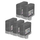 Compatible PFI-307 Set for Canon: 1 Each of PFI-307BK Black, PFI-307MBK Matte Black, PFI-307C Cyan, PFI-307M Magenta and PFI-307Y Yellow