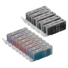 Compatible PGI-280XXL / CLI-281XXL: 3 Pigment Bk PGI-280XXL and 2 Each of CLI-281XXL (Bk, C, M, Y) Super HY Ink for Canon