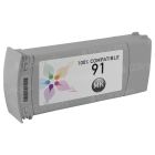 Remanufactured Matte Black Ink for HP 91