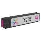 Remanufactured High Yield Magenta Ink Cartridge for HP 981X (L0R10A)