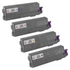 Compatible Okidata C532 Set of 4 HY Toner Cartridges