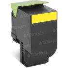 Lexmark 80C1SY0 Yellow OEM Toner