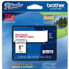 Brother TZe252 OEM Red on White Tape