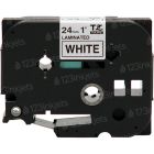 Brother TZe251 OEM Black on White Tape