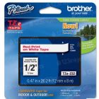 Brother TZe232 OEM Red on White Tape