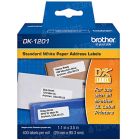 Brother DK-1201 White Genuine Address Labels, 1.1 in x 3.5 in
