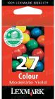 OEM Lexmark #27 Moderate Yield Color Ink