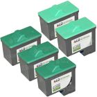 Inkjet Supplies for Dell Printers - Remanufactured Bulk Set of 5 Ink Cartridges 3 Black Dell T0529 (310-4142/Series 1) and 2 Color Dell T0530 (310-4143/Series 1)
