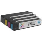 Compatible Brand for HP 972X Set of 4 HY Ink Cartridges