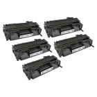 Compatible Canon 119 Toners, 5 Pack Black