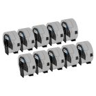 Comp Brother DK1204 2.1"x0.66" Die-Cut Label 10-Pack