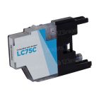 Compatible LC75C High Yield Cyan Ink for Brother