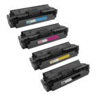Compatible Canon 055 Set of 4 (BK/C/M/Y) Toner Cartridges with Chips